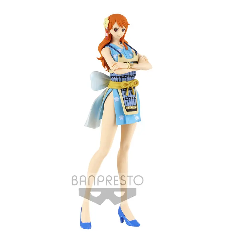 One Piece Glitter Glamours Nami Wanokuni Style ver.B figura 25cm termékfotó