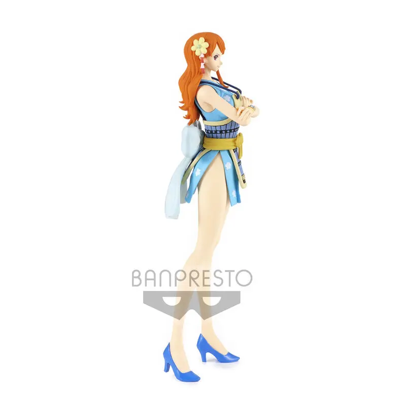 One Piece Glitter Glamours Nami Wanokuni Style ver.B figura 25cm termékfotó
