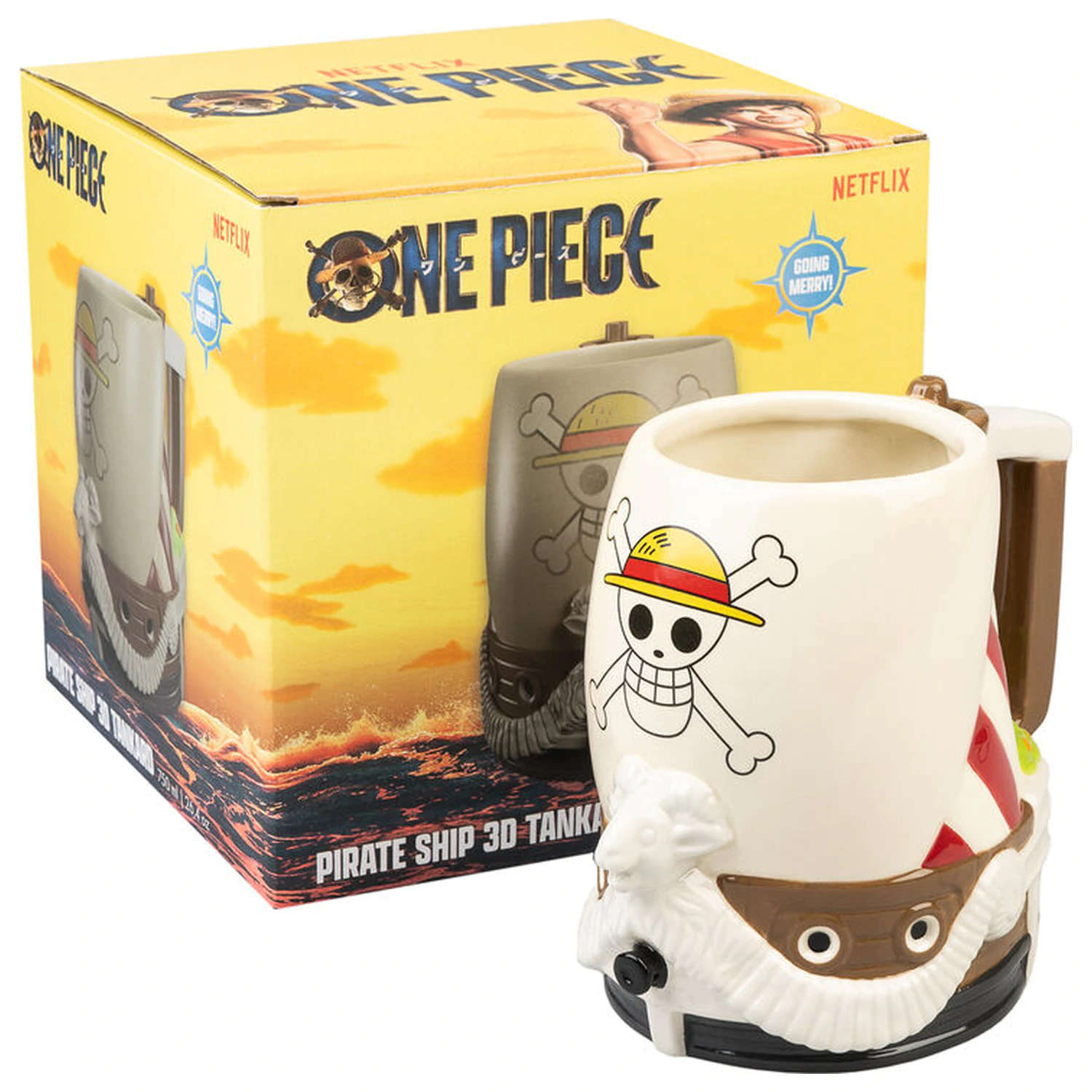 One Piece Going Merry korsó 750ml termékfotó