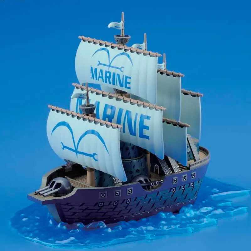 One Piece Grand Ship Collection Marine Ship modell készlet figura 15cm termékfotó