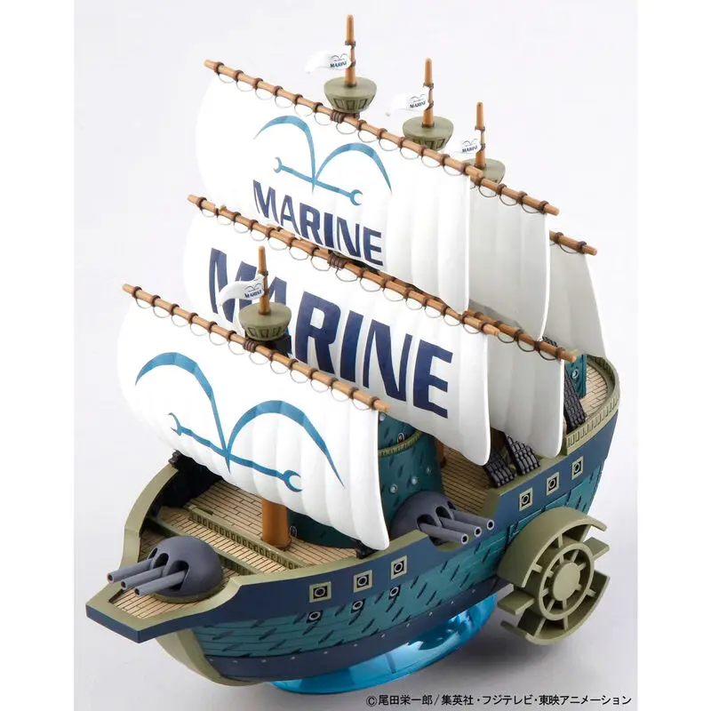 One Piece Grand Ship Collection Marine Ship modell készlet figura 15cm termékfotó