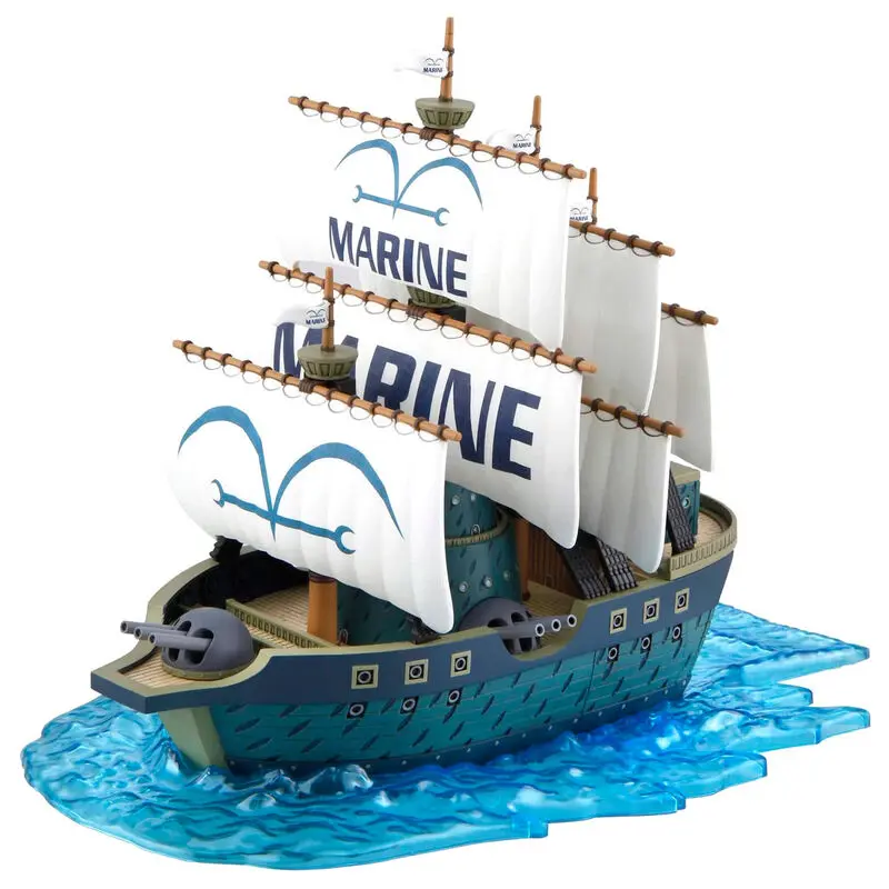 One Piece Grand Ship Collection Marine Ship modell készlet figura 15cm termékfotó