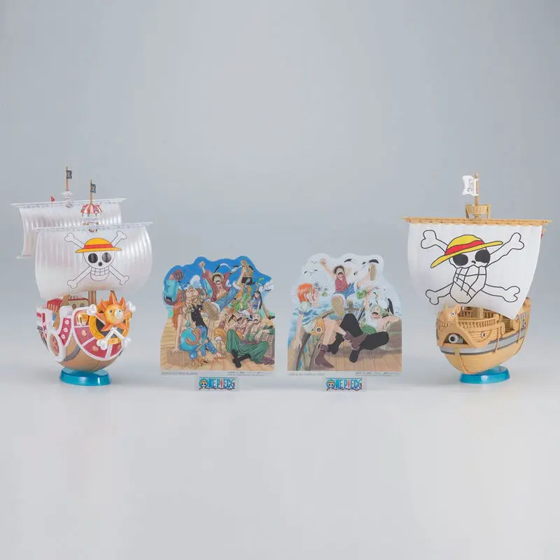 One Piece Grand Ship Kollekció Thousand Sunny Memorial Color ver. modell készlet figura 15cm termékfotó