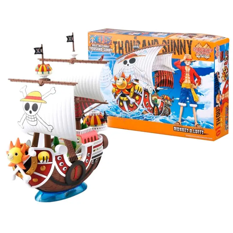 One Piece Grand Ship Kollekció Thousand Sunny modell készlet figura 15cm termékfotó