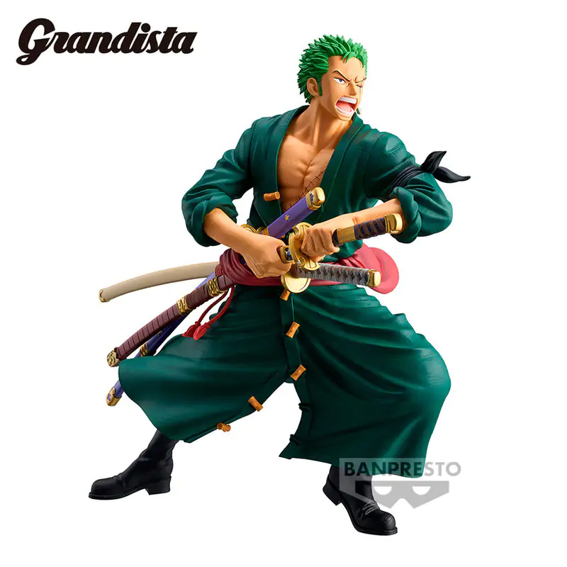 One Piece Grandista Roronoa Zoro figura 22cm termékfotó