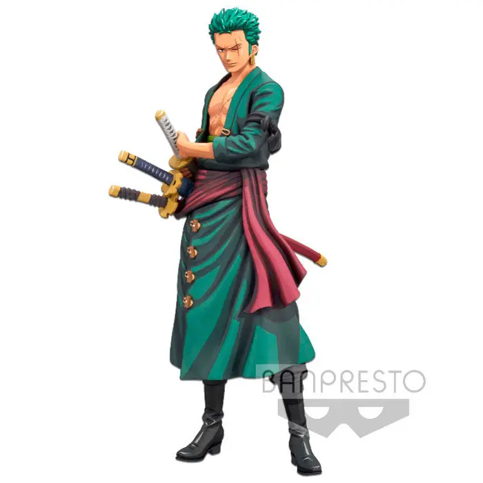 One Piece Grandista Roronoa Zoro Manga Diférfiions figura 28cm termékfotó