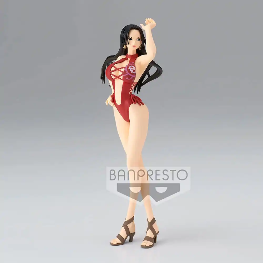 One Piece Grandline Girls on Vacation Boa Hancock Ver. A PVC szobor figura 19 cm termékfotó