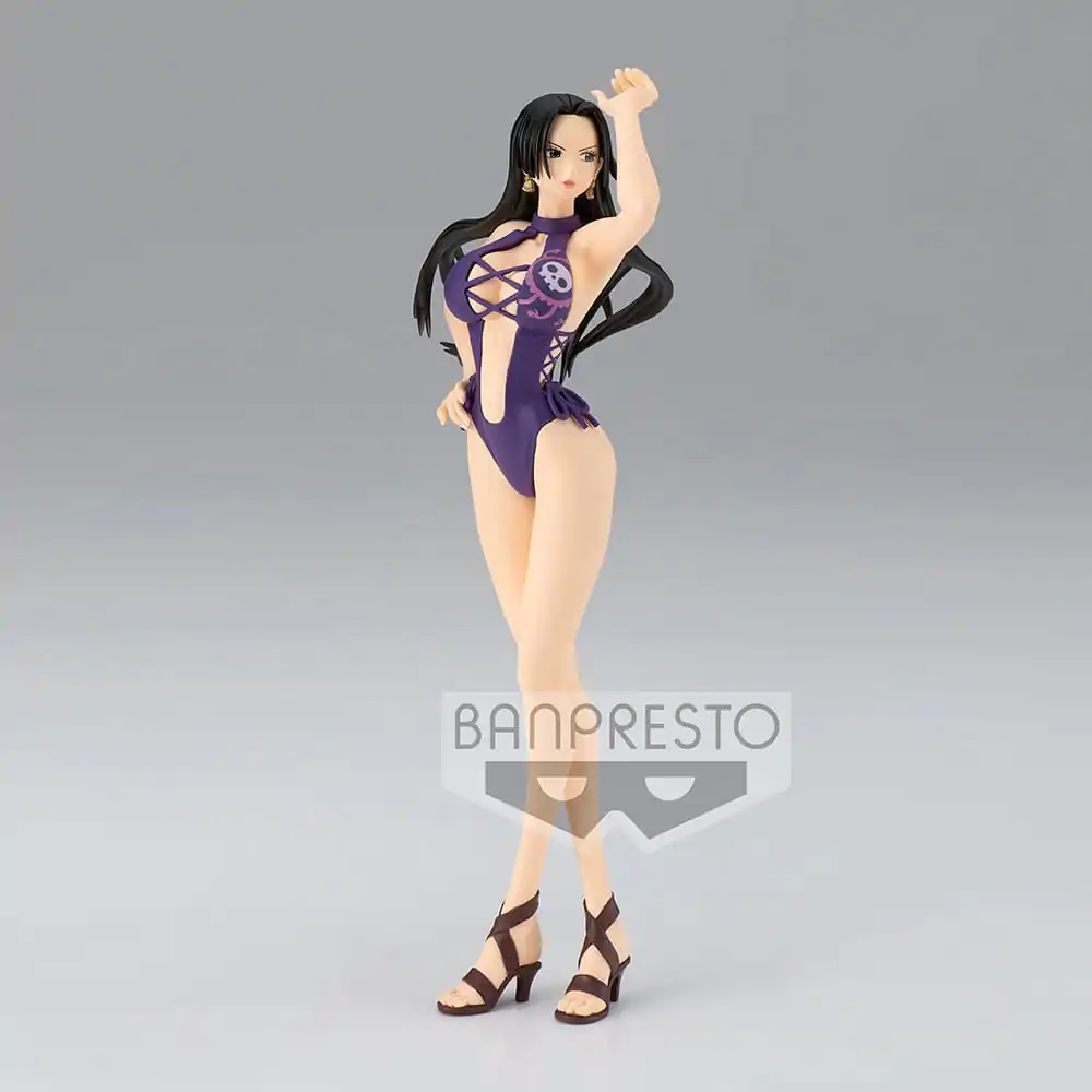 One Piece Grandline Girls on Vacation Boa Hancock Ver. B PVC szobor figura 19 cm termékfotó