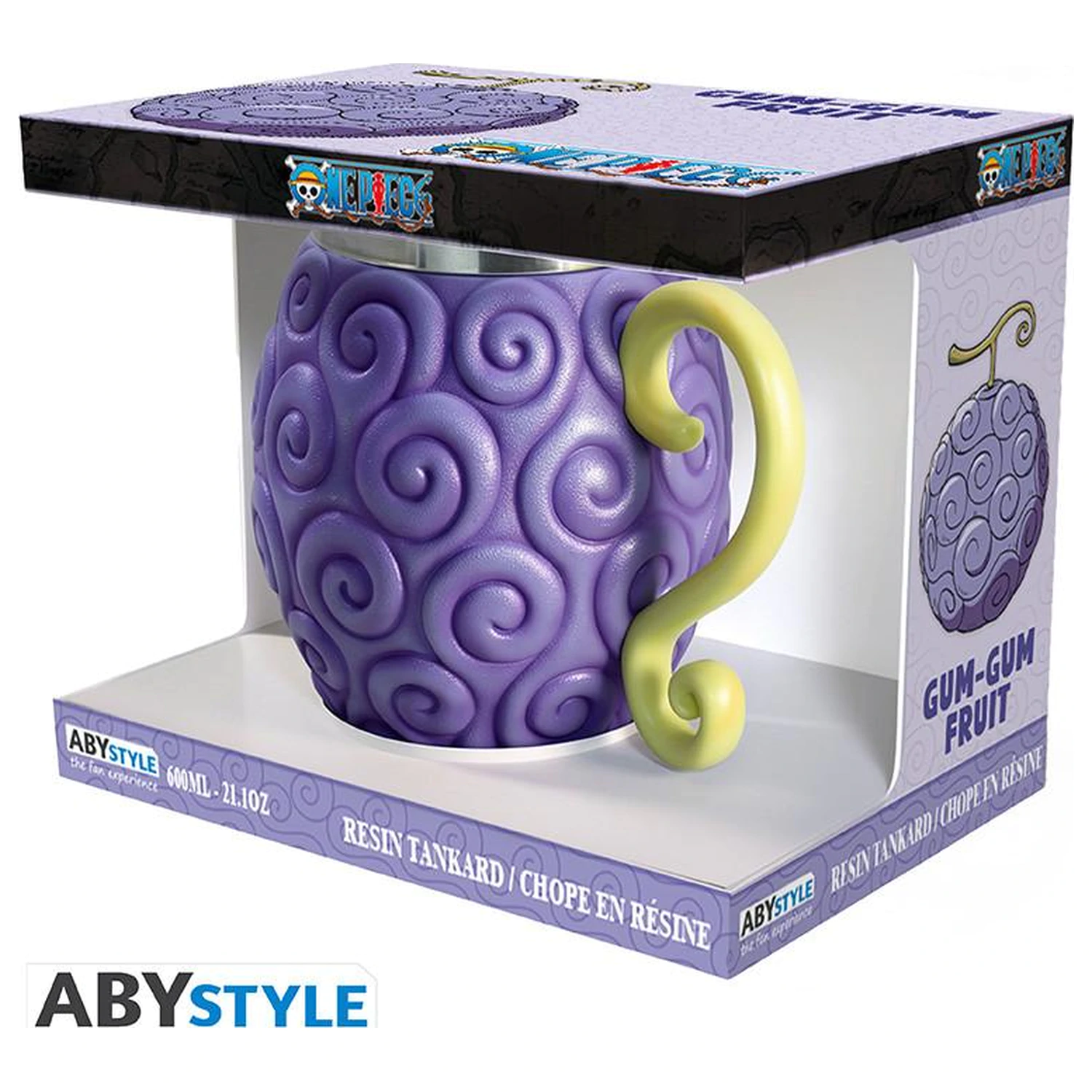 One Piece Gum-Gum Demon Fruit korsó bögre 400ml termékfotó