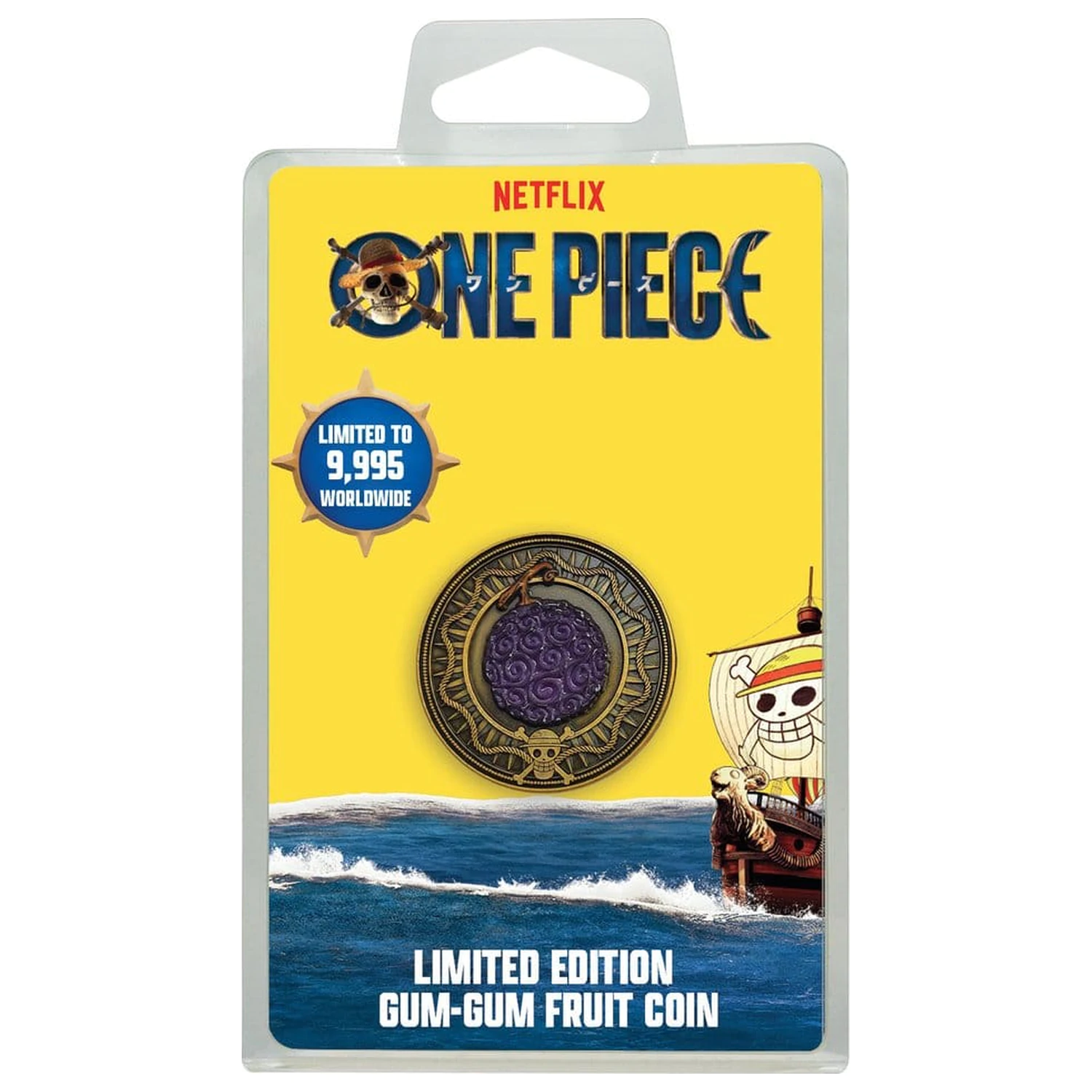 One Piece Gyűjthető érme Gum Gum Coin Limitált kiadás 4 cm termékfotó