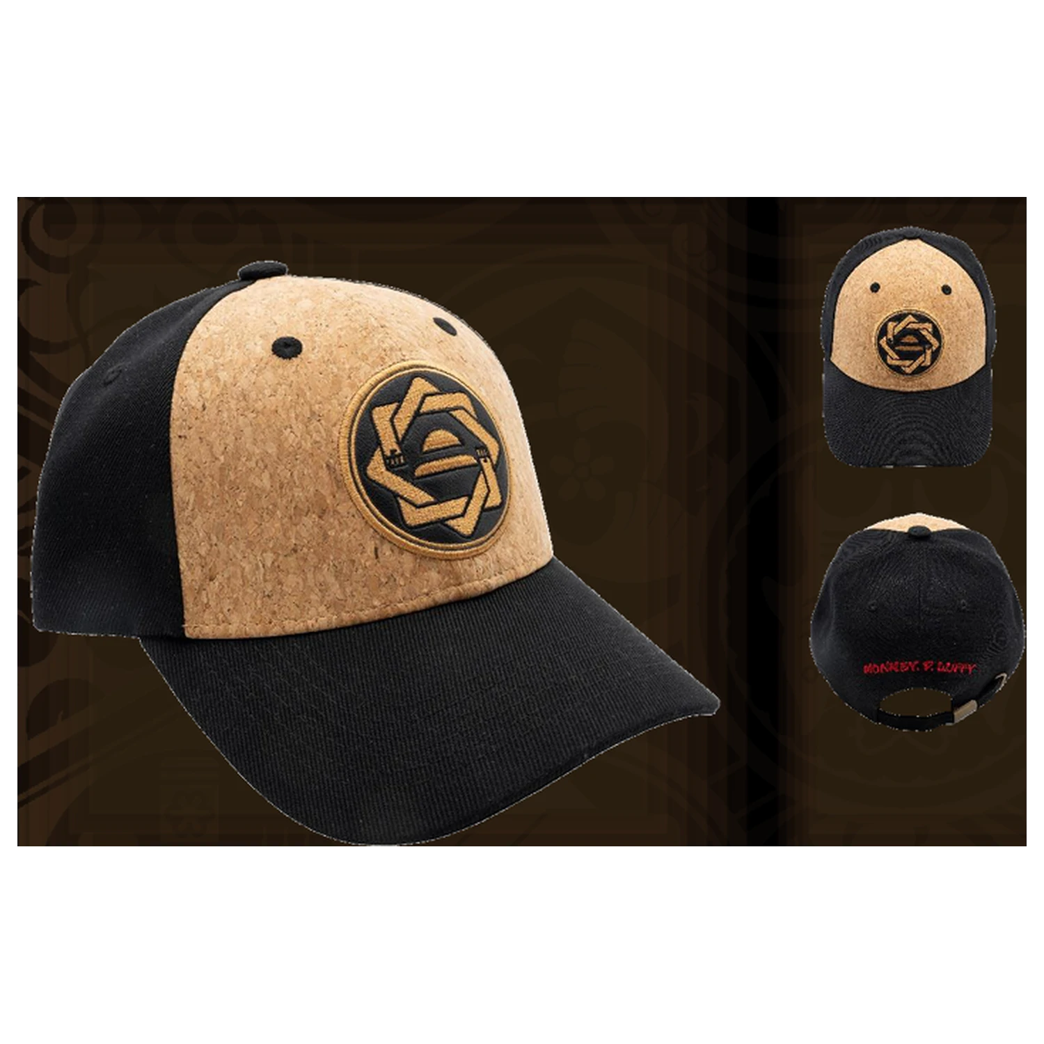 ONE PIECE Japan Collection Black & Beige baseball sapka  termékfotó
