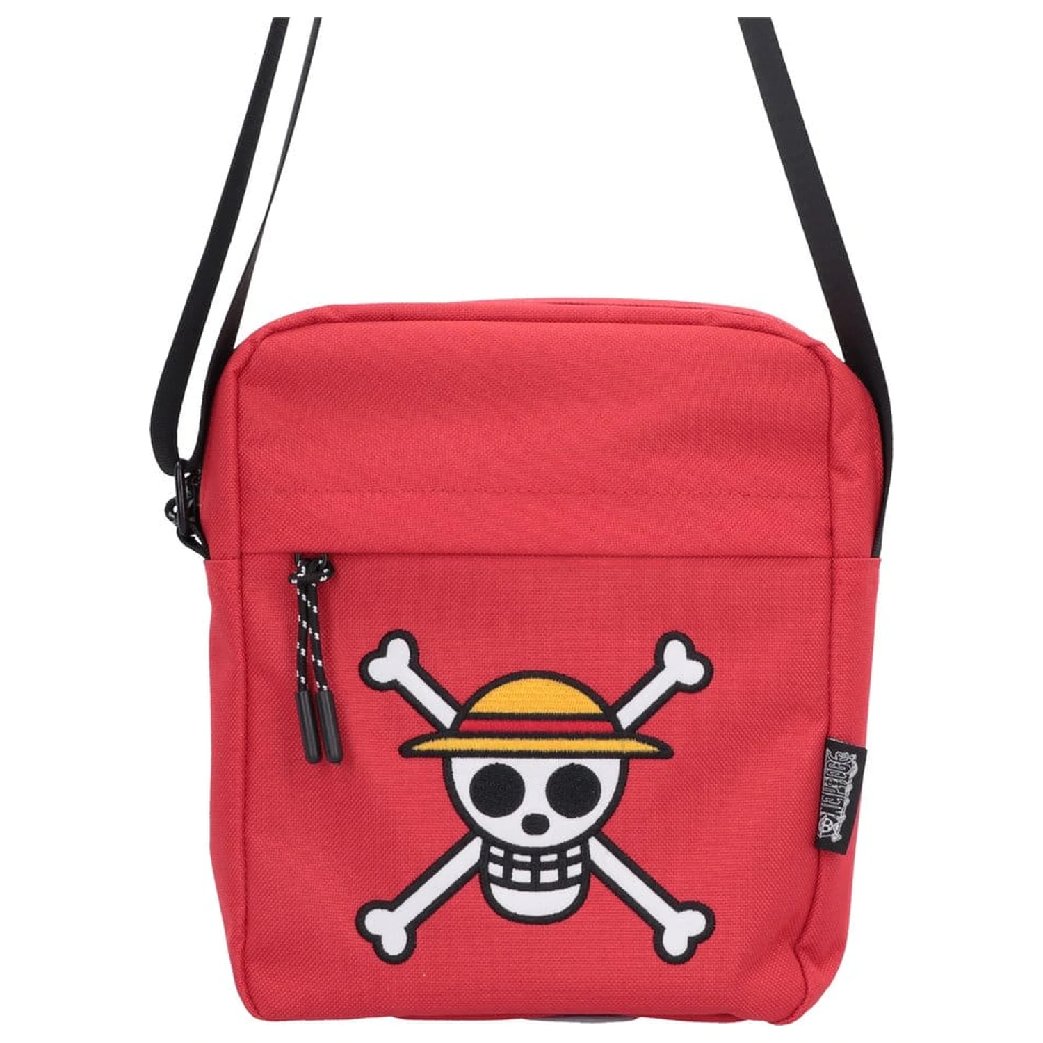 One Piece Luffy Jolly Roger (Red) keresztpántos táska 23 cm termékfotó