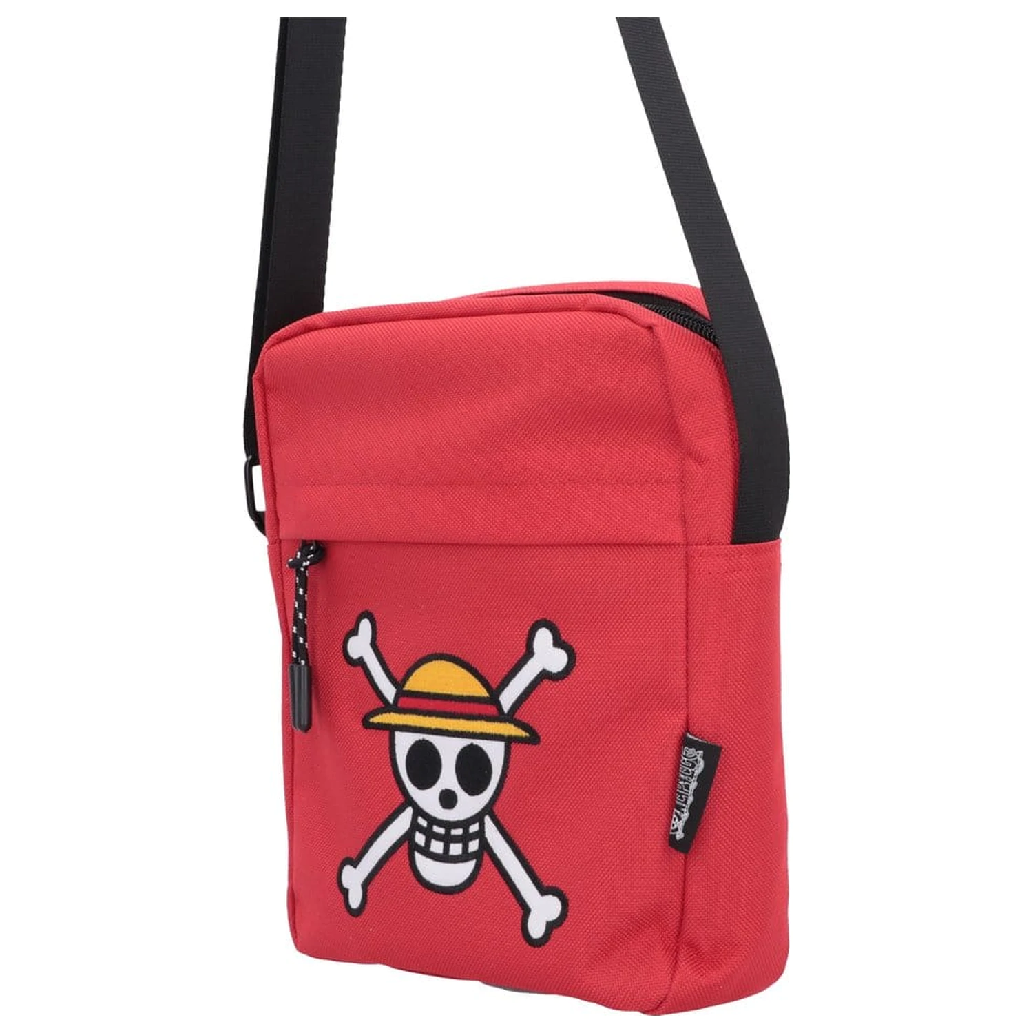 One Piece Luffy Jolly Roger (Red) keresztpántos táska 23 cm termékfotó