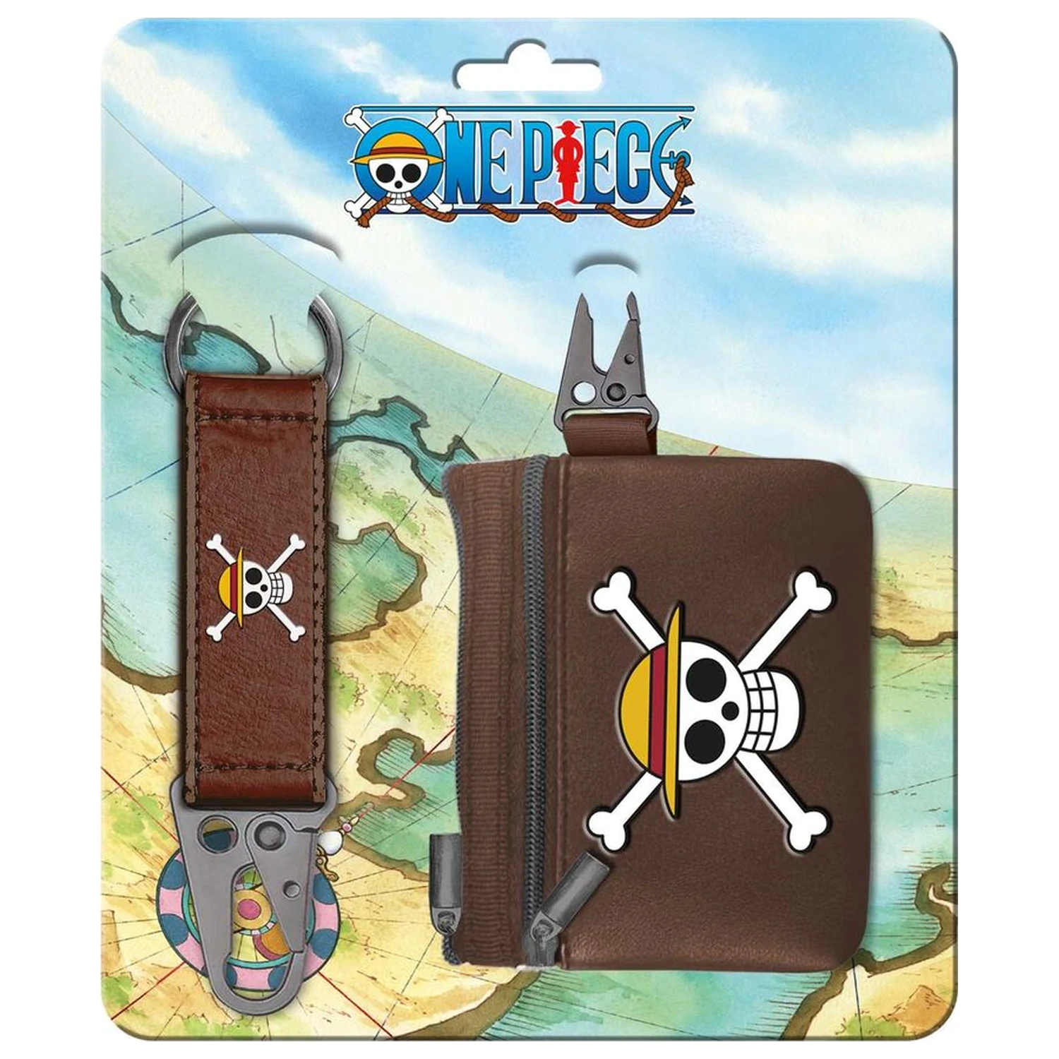 One Piece kulcstartó és pénztárca csomag termékfotó