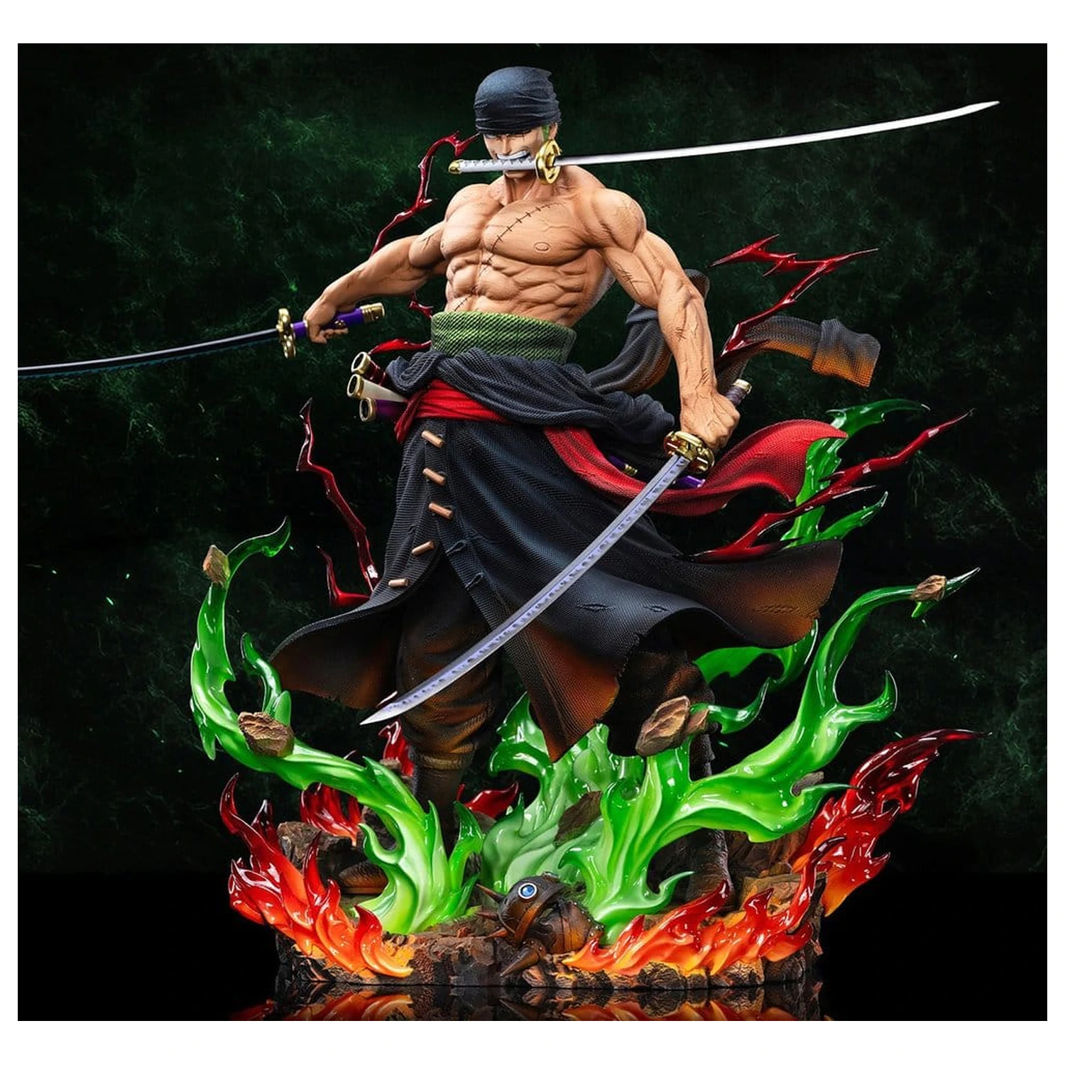 One Piece Legendary Straw Hat Crew Series Roronoa Zoro ( Version) szobor figura 34 cm termékfotó