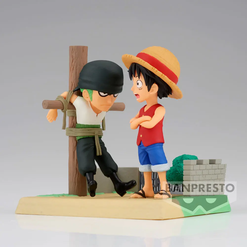 One Piece Log Stories Monkey D Luffy & Roronoa Zoro figura 7cm termékfotó