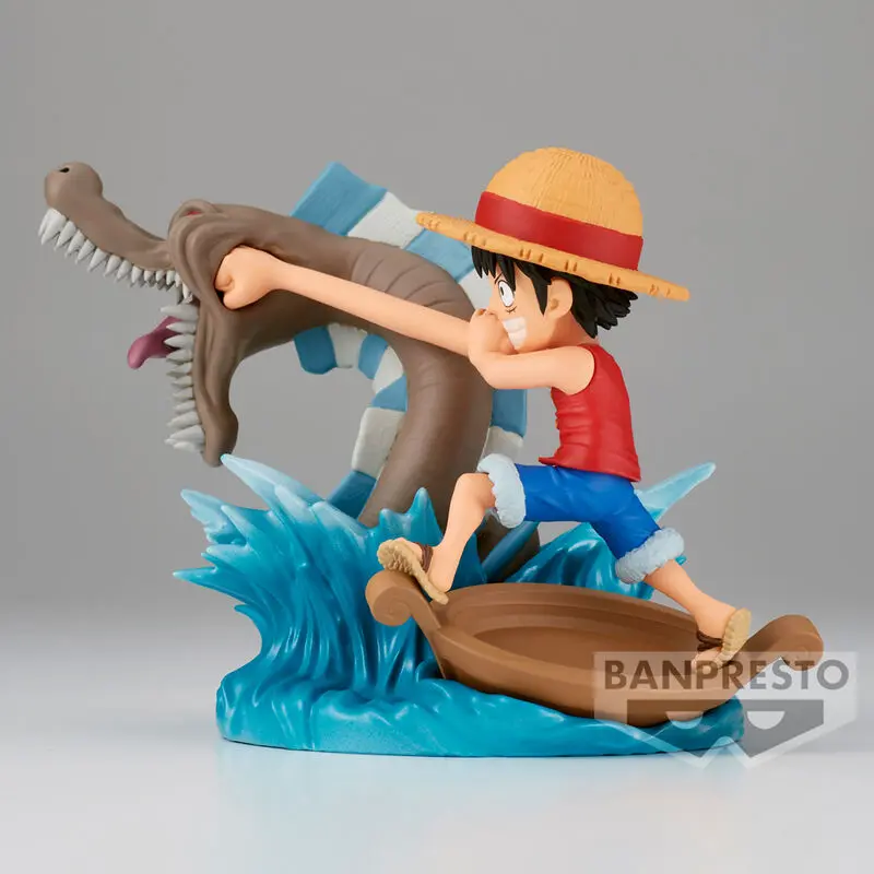 One Piece Log Stories Monkey D Luffy vs Local Sea figura 7cm termékfotó