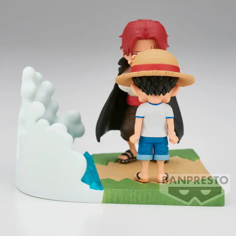 One Piece Log Stories Monkey Luffy &amp; Shanks figura 7cm termékfotó