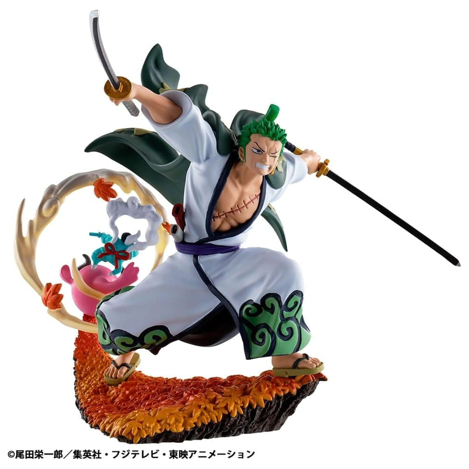 One Piece Logbox Re Birth Wano Kuni 4 szobor figura csomag Petitrama 9 cm termékfotó