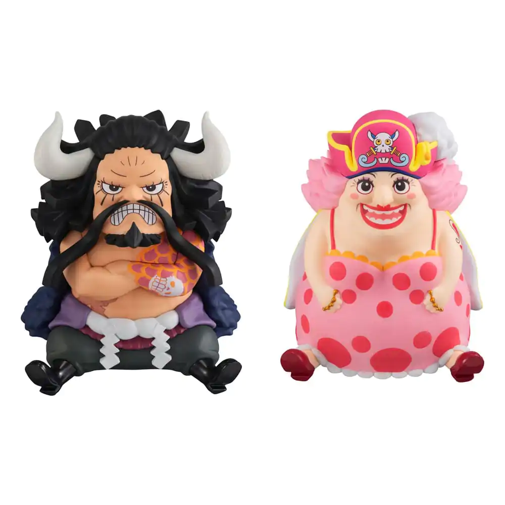 One Piece Look Up Kaido the Beast &amp; Big Mom PVC szobor figura 11 cm (with Gourd &amp; Semla) termékfotó