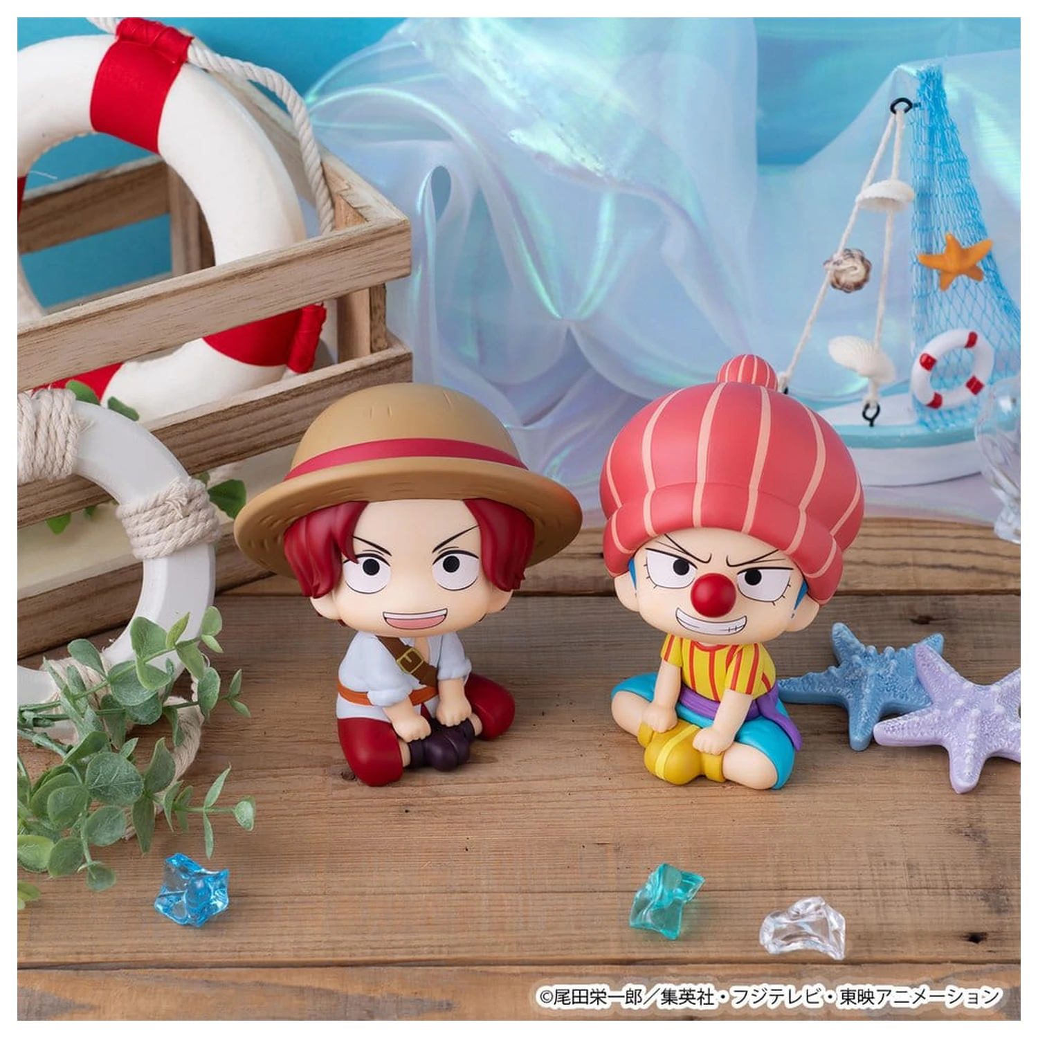 One Piece Look Up Shanks & Buggy Childhood Ver. 2 db-os PVC figura csomag 11 cm (with gift) termékfotó