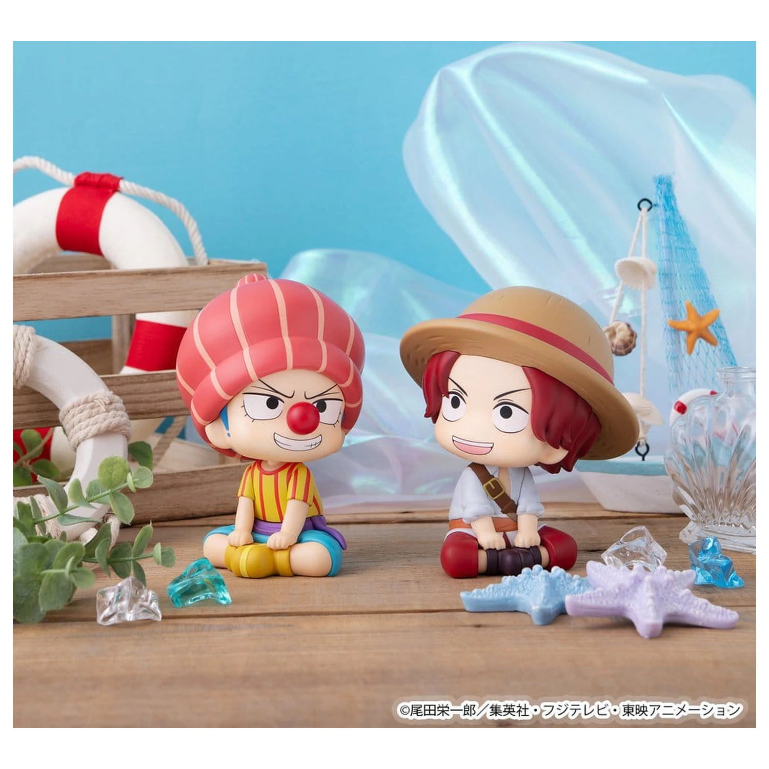 One Piece Look Up Shanks & Buggy Childhood Ver. 2 db-os PVC figura csomag 11 cm (with gift) termékfotó