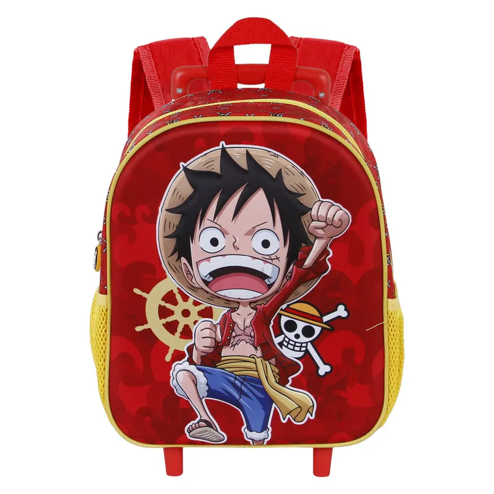 One piece Luffy 3D gurulós táska 34cm termékfotó