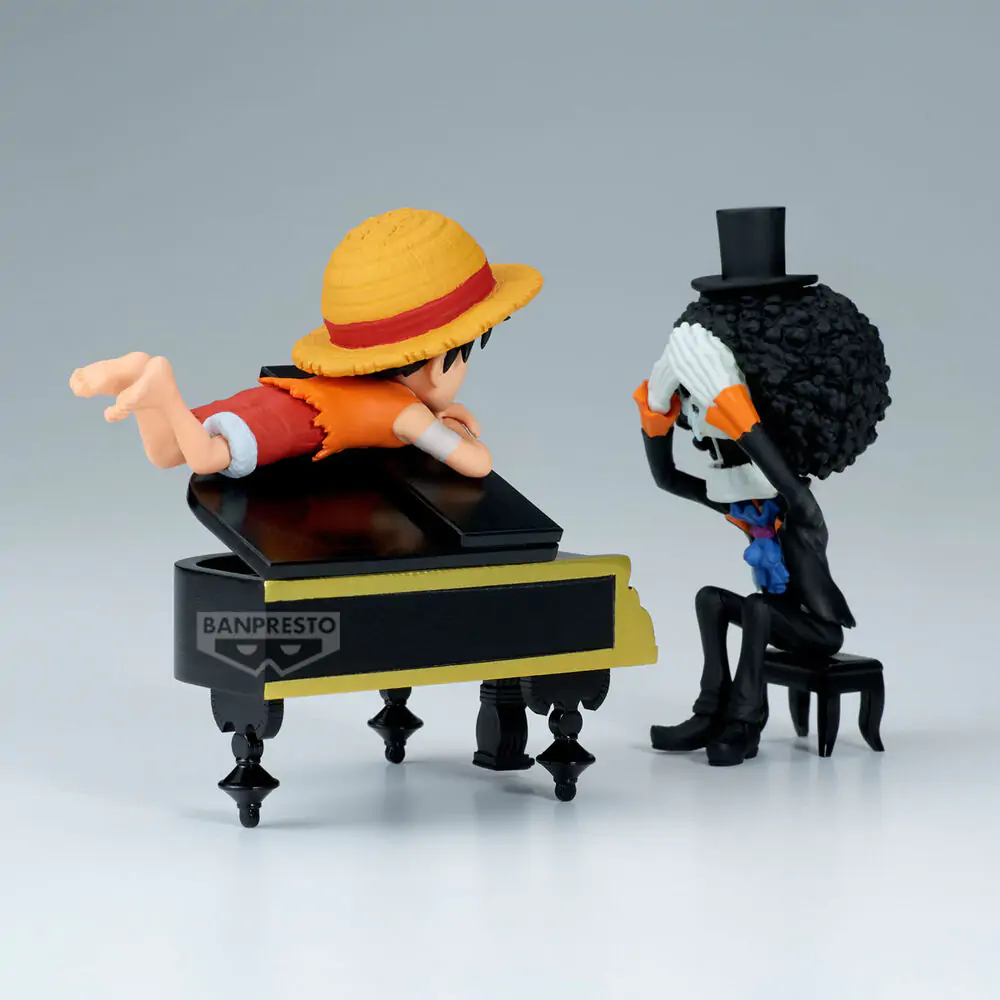 One Piece Luffy &amp; Brook Word Collectable Stories figura 8cm termékfotó