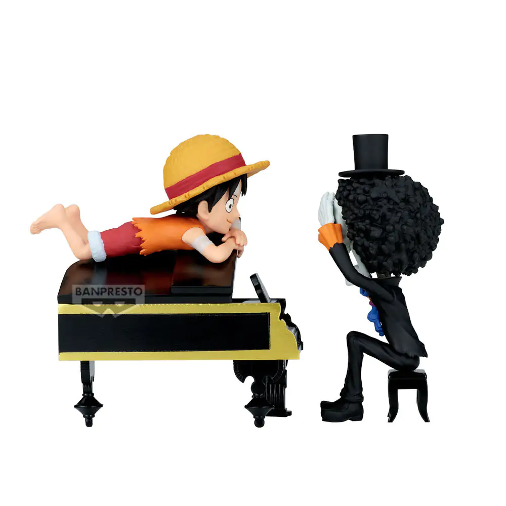 One Piece Luffy &amp; Brook Word Collectable Stories figura 8cm termékfotó