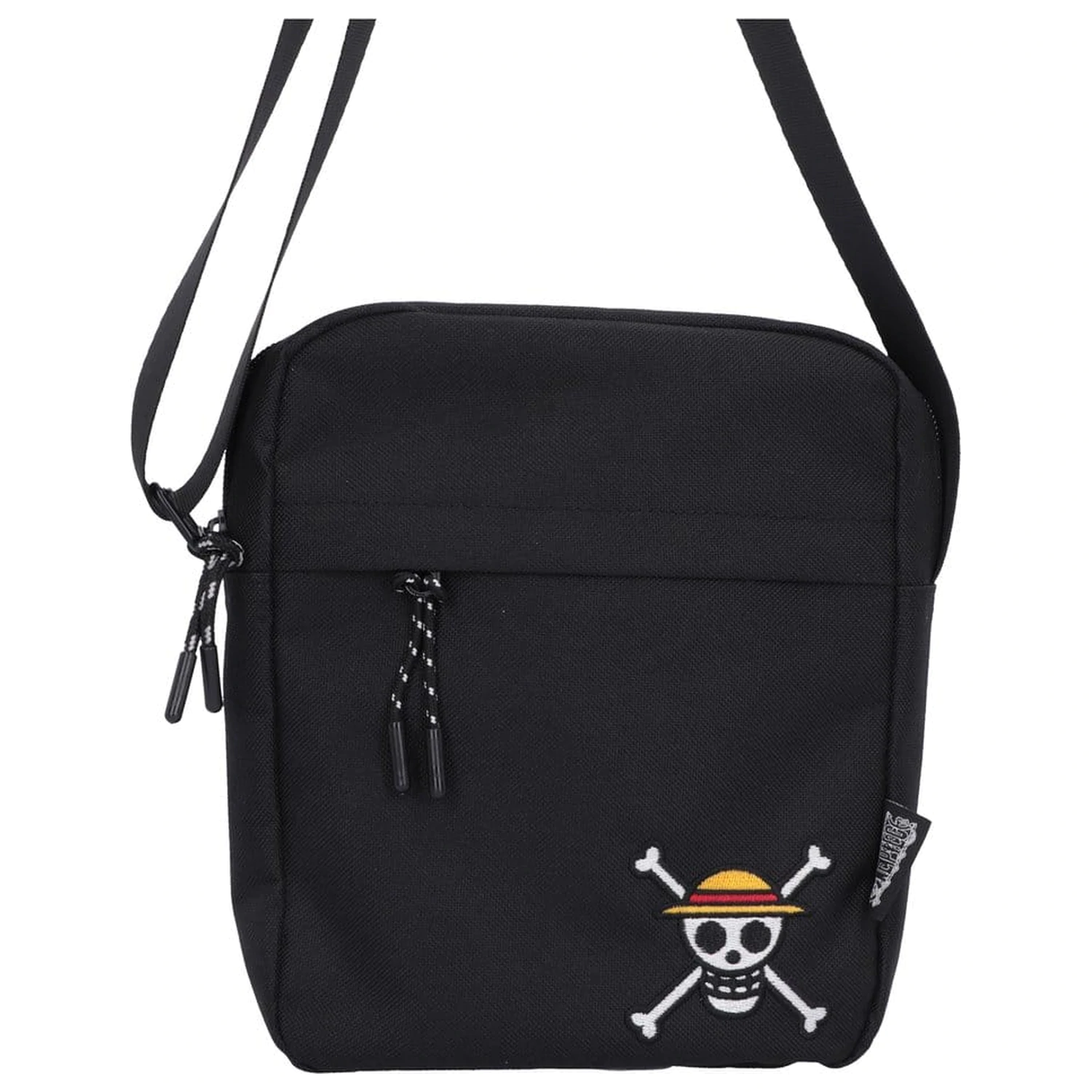 One Piece Luffy Jolly Roger (Black) keresztpántos táska 23 cm termékfotó