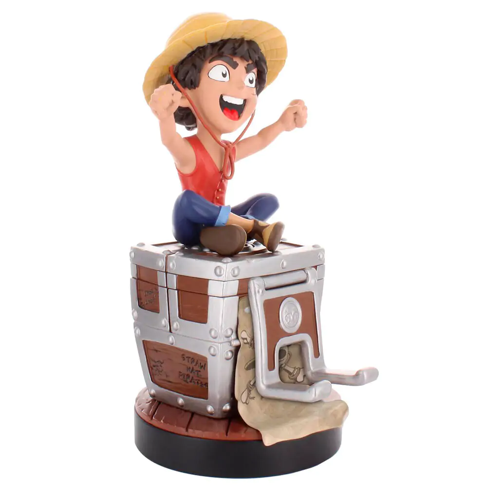 One Piece Luffy kontroller/telefon tartó Cable Guy figura 20cm termékfotó