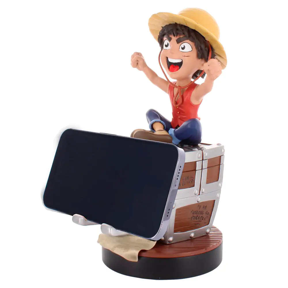 One Piece Luffy kontroller/telefon tartó Cable Guy figura 20cm termékfotó