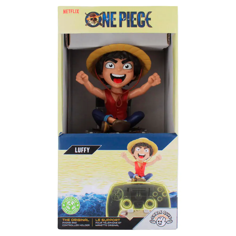 One Piece Luffy kontroller/telefon tartó Cable Guy figura 20cm termékfotó