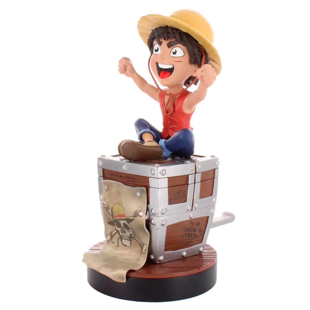 One Piece Luffy kontroller/telefon tartó Cable Guy figura 20cm termékfotó