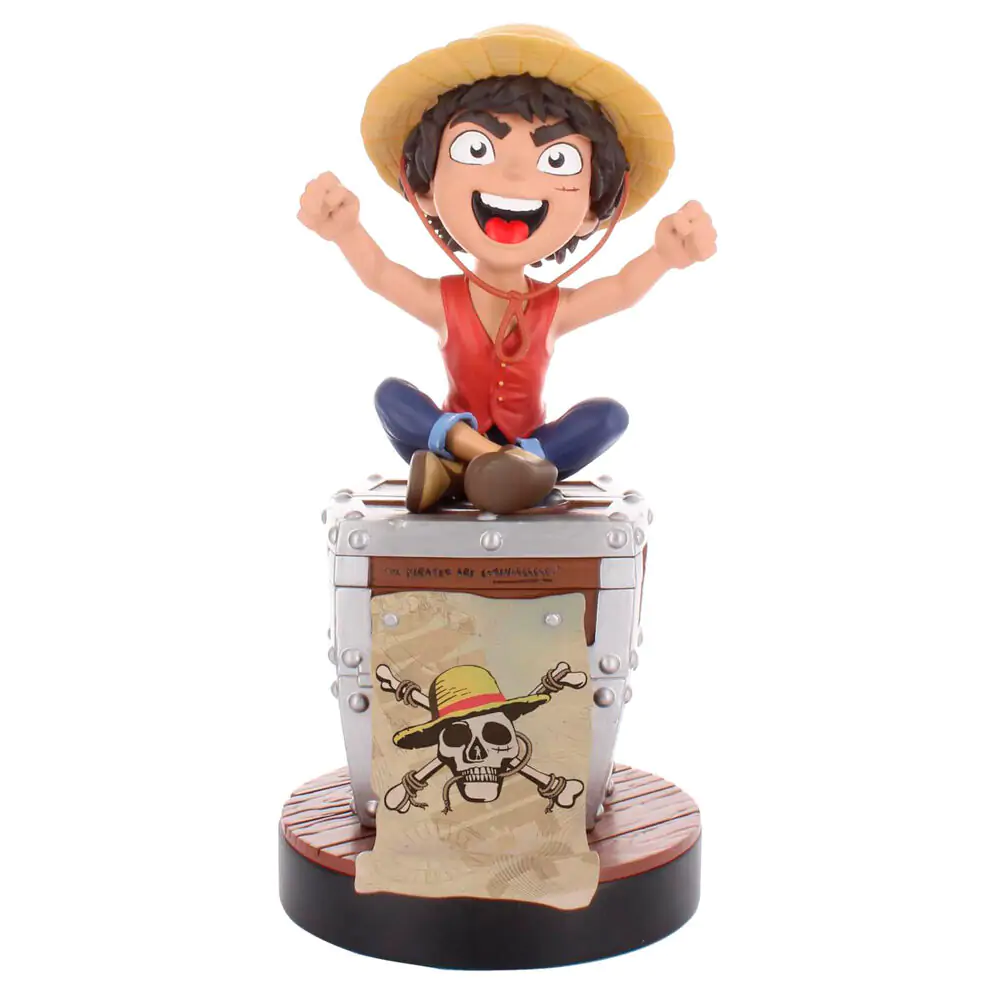 One Piece Luffy kontroller/telefon tartó Cable Guy figura 20cm termékfotó