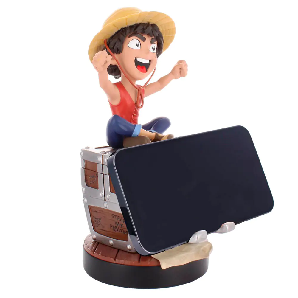 One Piece Luffy kontroller/telefon tartó Cable Guy figura 20cm termékfotó