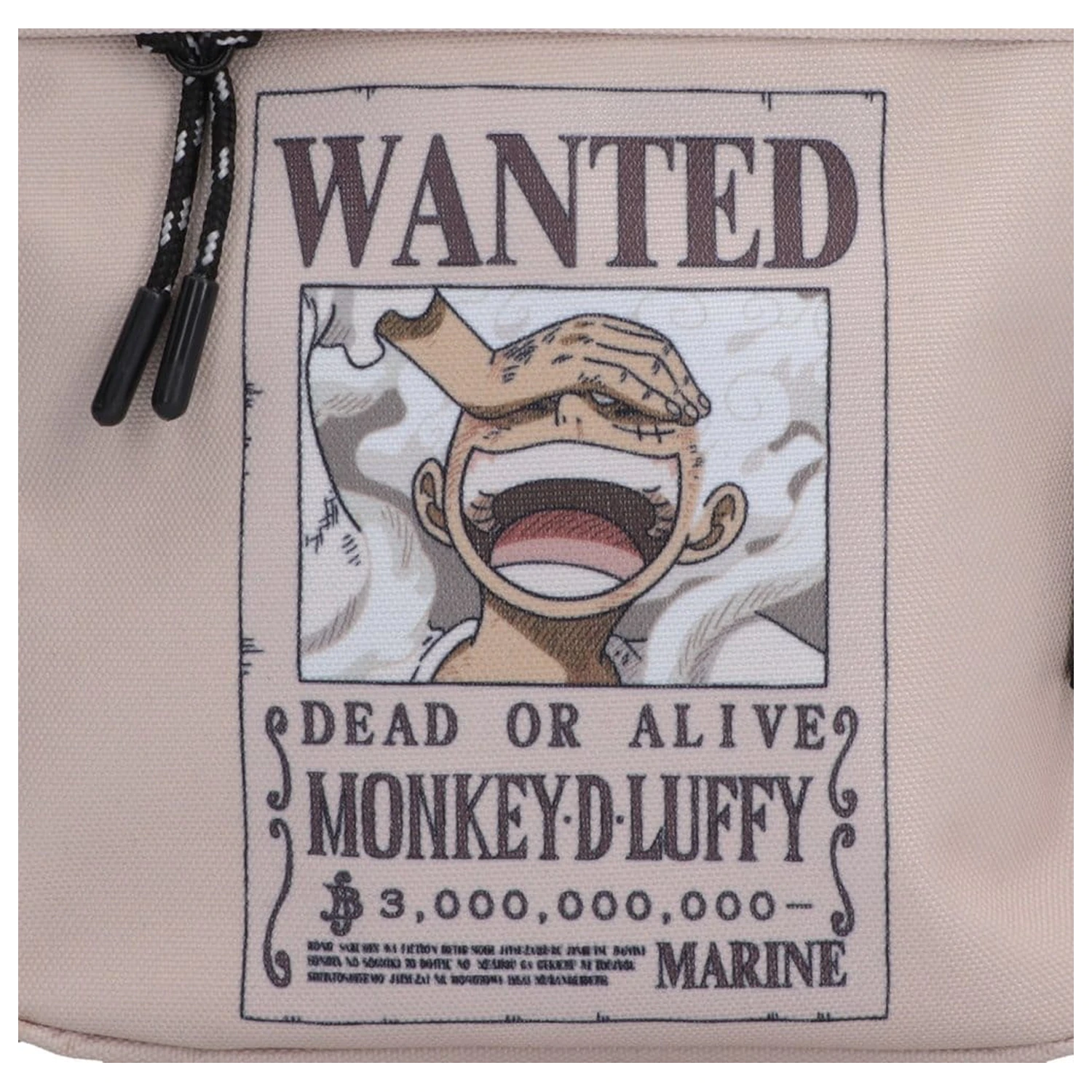 One Piece Luffy Wanted Poster keresztpántos táska 23 cm termékfotó