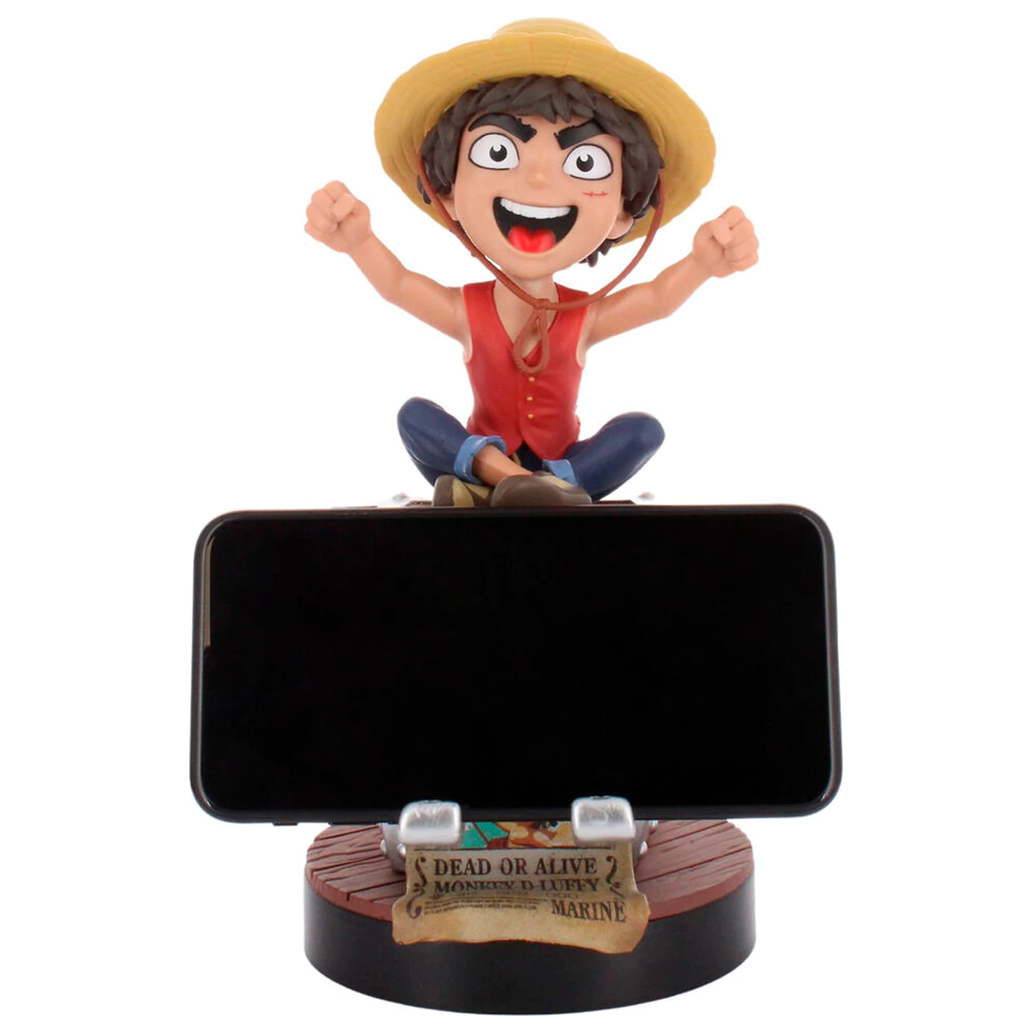 One Piece Luffy Wanted Poster  kontroller/telefon tartó Cable Guy figura21 cm termékfotó