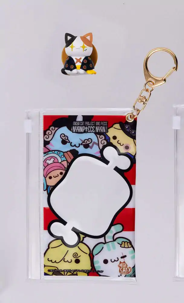 One Piece Mega Cat Project Nyan Piece Nyan! Trading figura táskával Luffy 2025 Limitált kiadás 7 cm  termékfotó