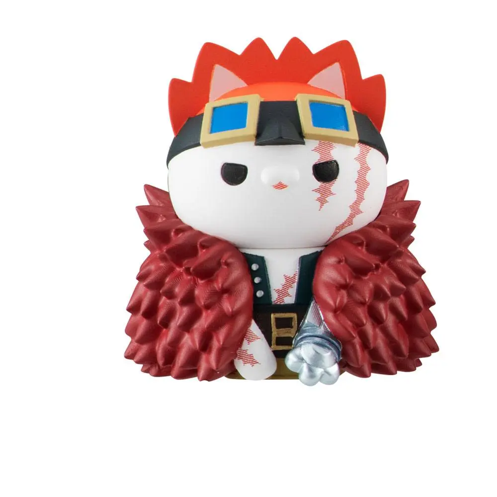 One Piece Mega Cat Project Trading NyanPieceNyan! Ver. Luffy with Rivals 8 darabos figura csomag 3 cm termékfotó