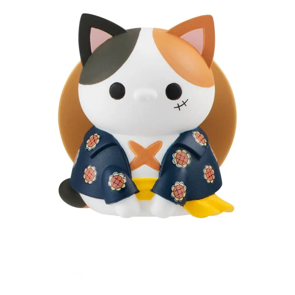 One Piece Mega Cat Project Trading NyanPieceNyan! Ver. Luffy with Rivals 8 darabos figura csomag 3 cm termékfotó
