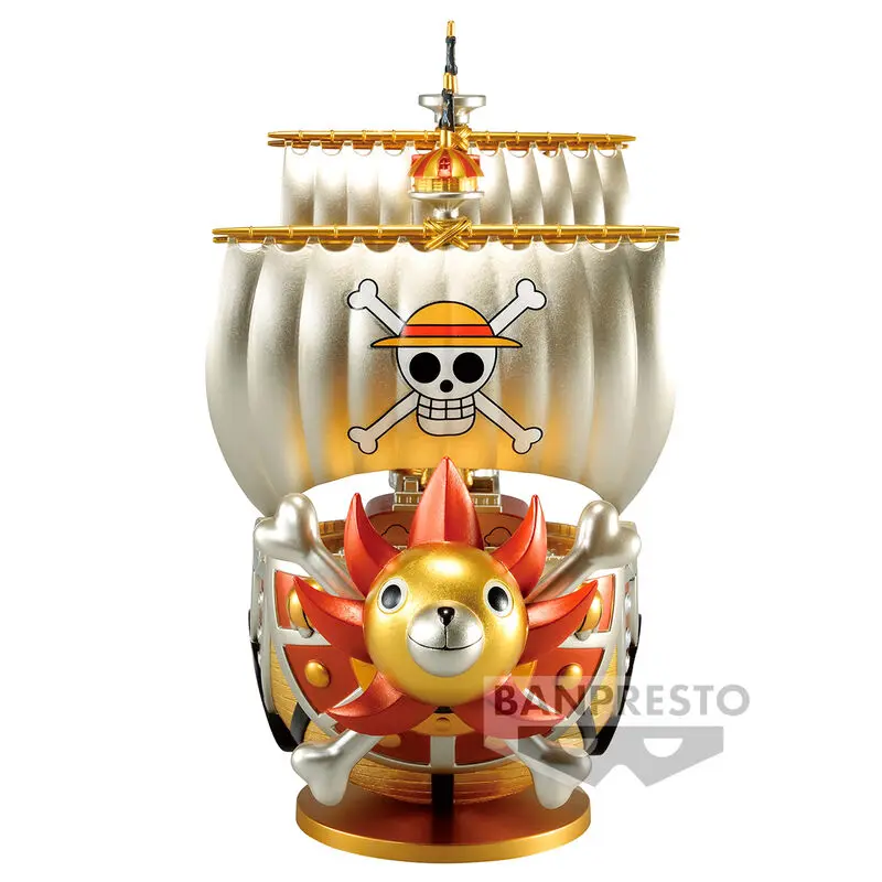 One Piece Mega World Collectable Thousand Sunny Gold Color figura 19cm termékfotó