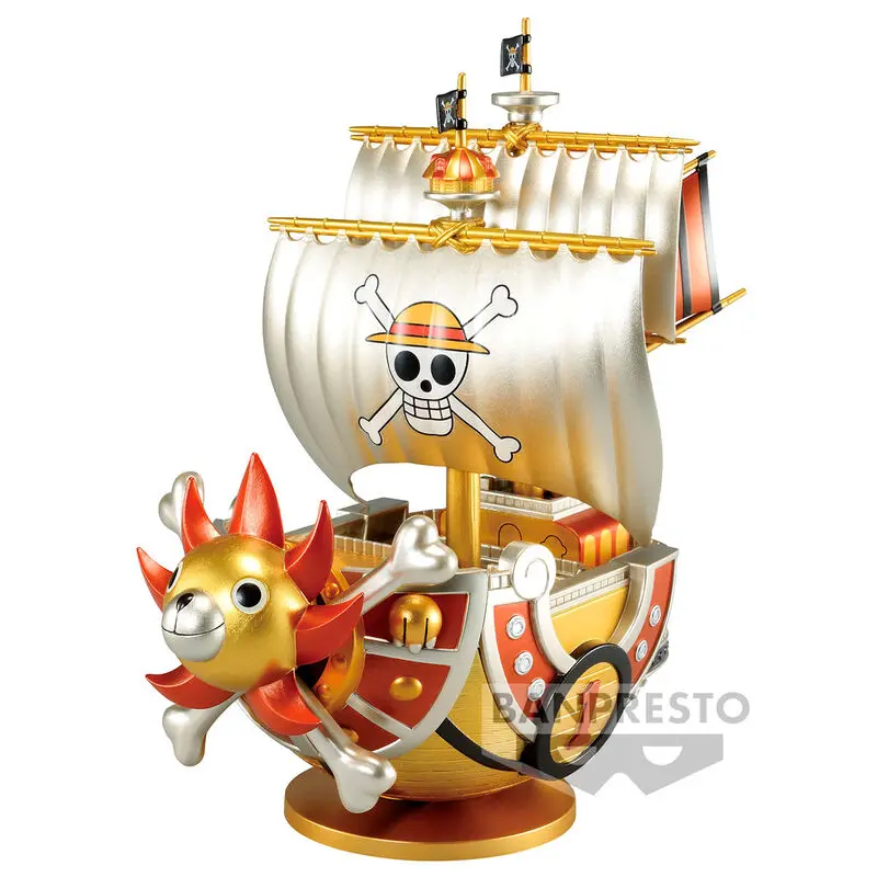 One Piece Mega World Collectable Thousand Sunny Gold Color figura 19cm termékfotó