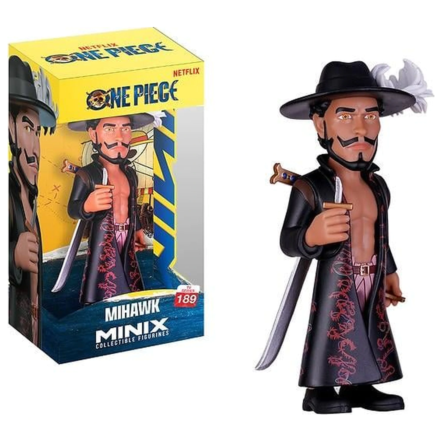 One Piece Mihawk figura Minix 12cm termékfotó