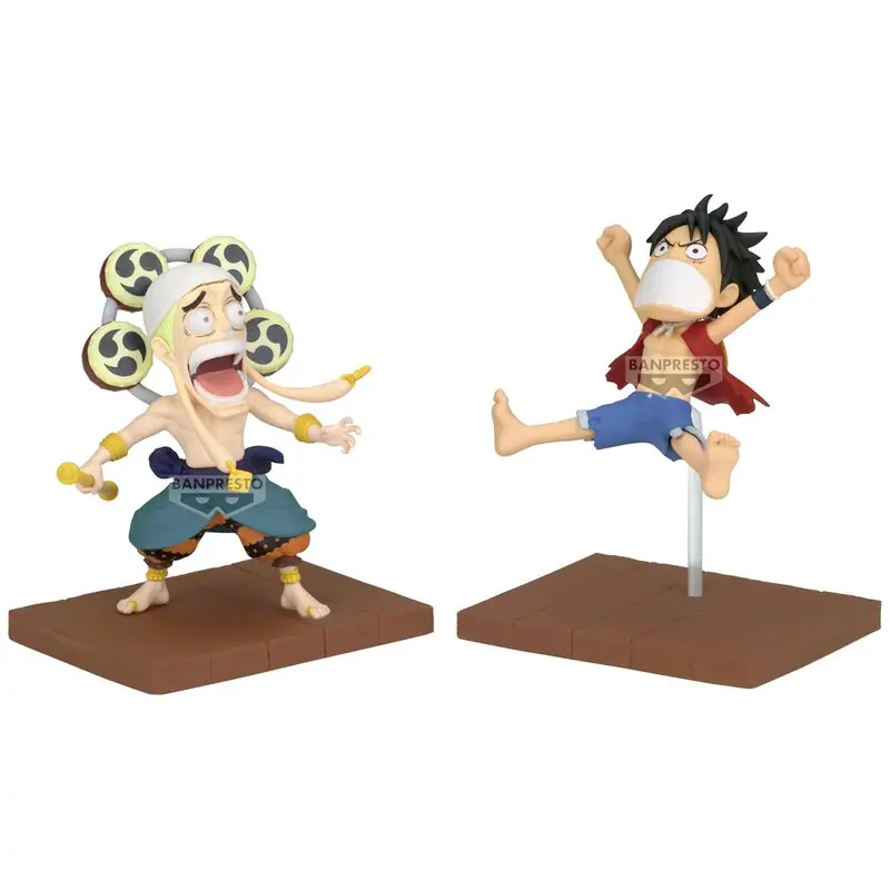 One Piece Monkey D Luffy & Enel World Collectable figura 7cm termékfotó