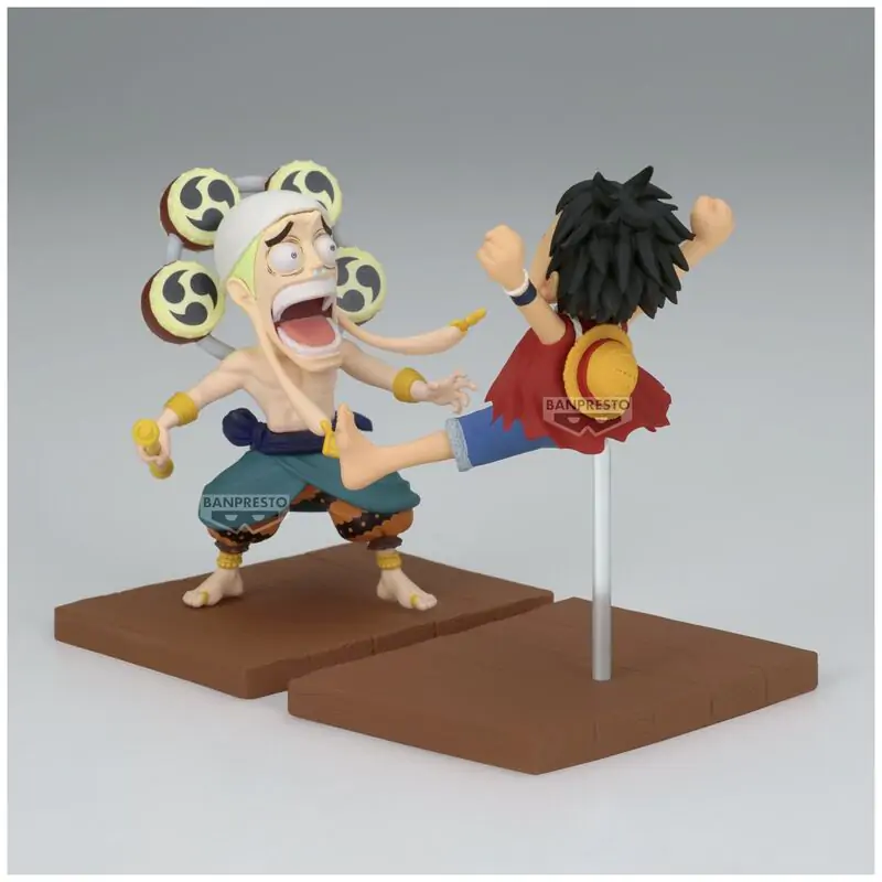 One Piece Monkey D Luffy & Enel World Collectable figura 7cm termékfotó