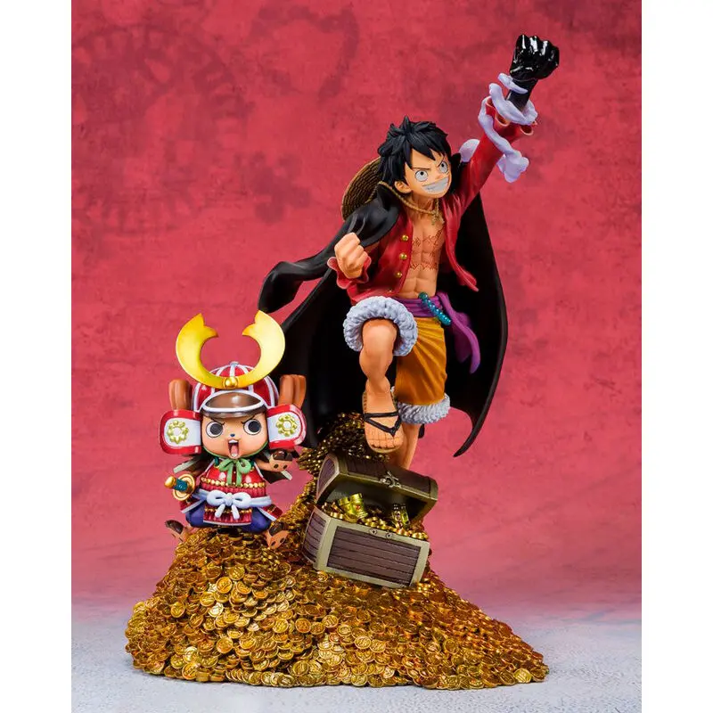 One Piece Monkey D. Luffy by Eiichiro Oda WT100 Daikaizoku Hyakkei FiguartsZERO szobor figura 19cm termékfotó