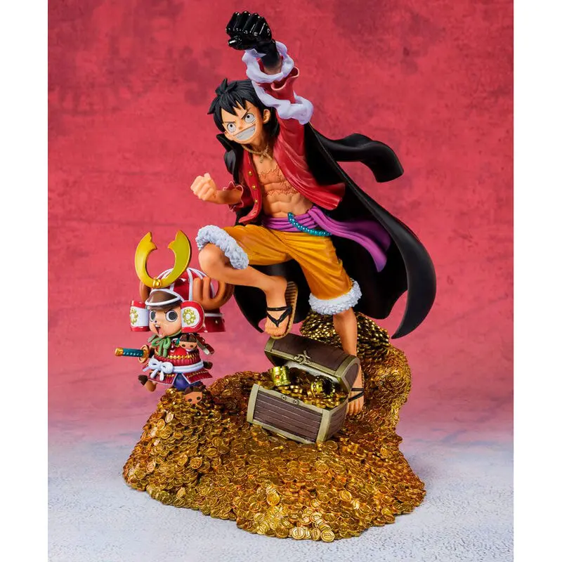 One Piece Monkey D. Luffy by Eiichiro Oda WT100 Daikaizoku Hyakkei FiguartsZERO szobor figura 19cm termékfotó