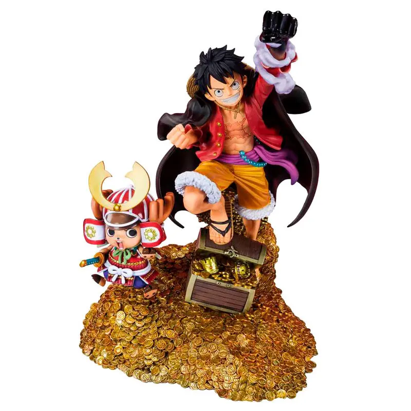 One Piece Monkey D. Luffy by Eiichiro Oda WT100 Daikaizoku Hyakkei FiguartsZERO szobor figura 19cm termékfotó