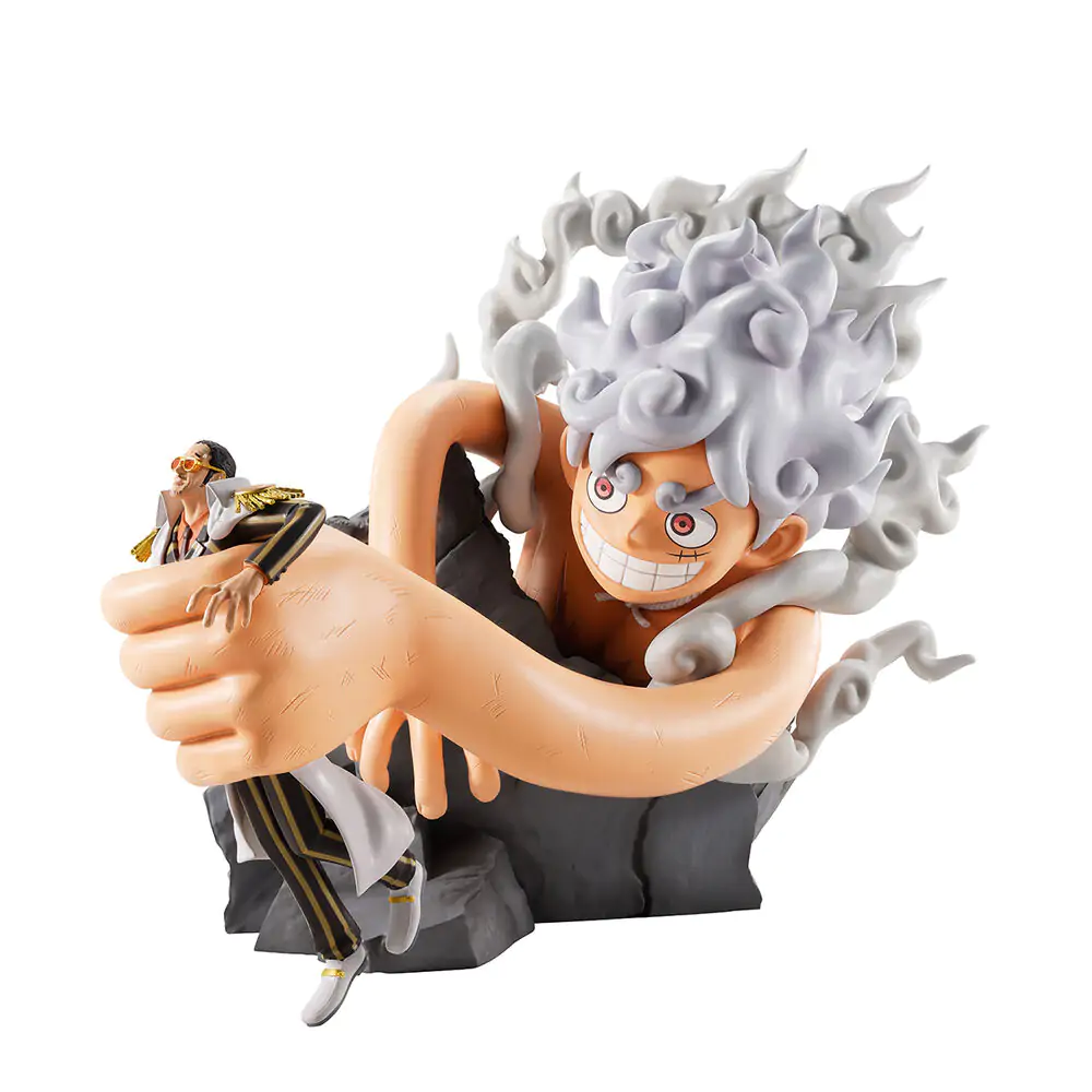 One Piece Monkey D Luffy Gear 5 vs Borsalino Burst of Energy Ichibansho figura 22cm termékfotó